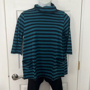 NIB Appleseed’s striped turtleneck